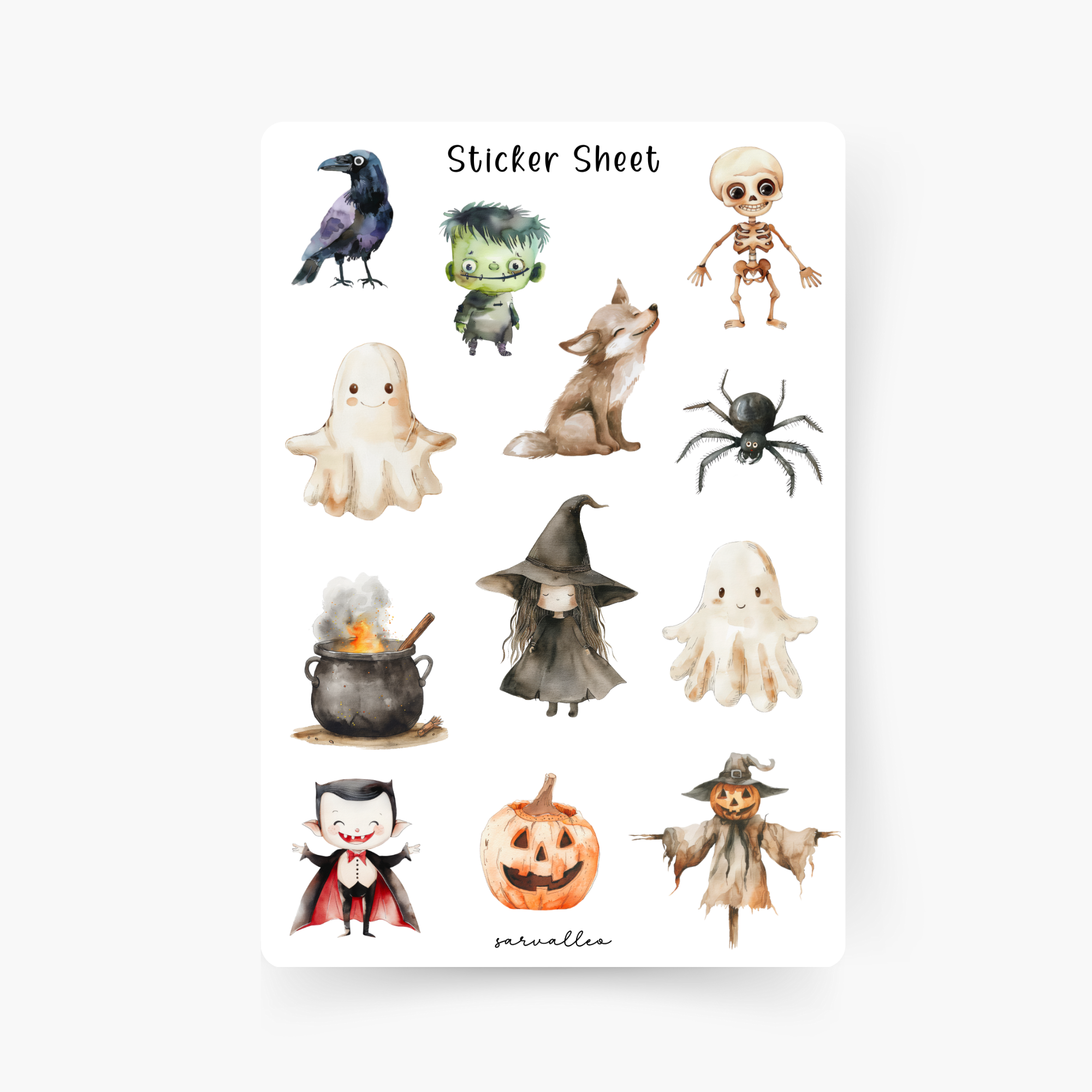 Halloween Sticker Sheet