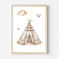 Boho Tiere Poster | Kinderzimmer