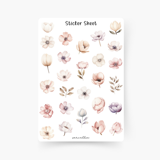 Blumen Sticker Sheet