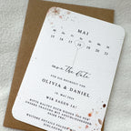 Save the Date Karte personalisiert | Einladung zur Hochzeit A6