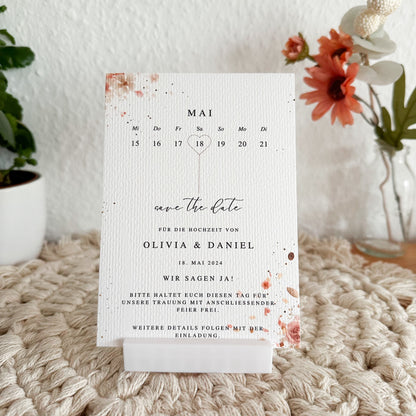 Save the Date Karte | Einladung zur Hochzeit A6