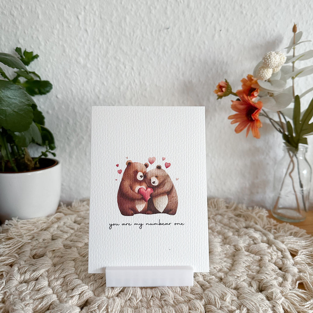 You are my numbear one Karte A6