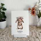 Fröhliche Ostern - Osterhase A6 Karte