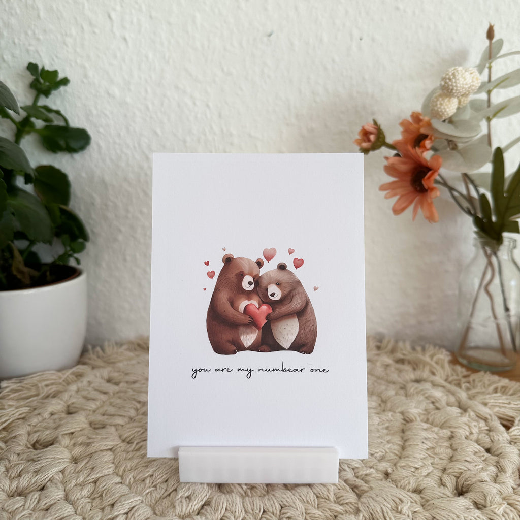 You are my numbear one Karte A6