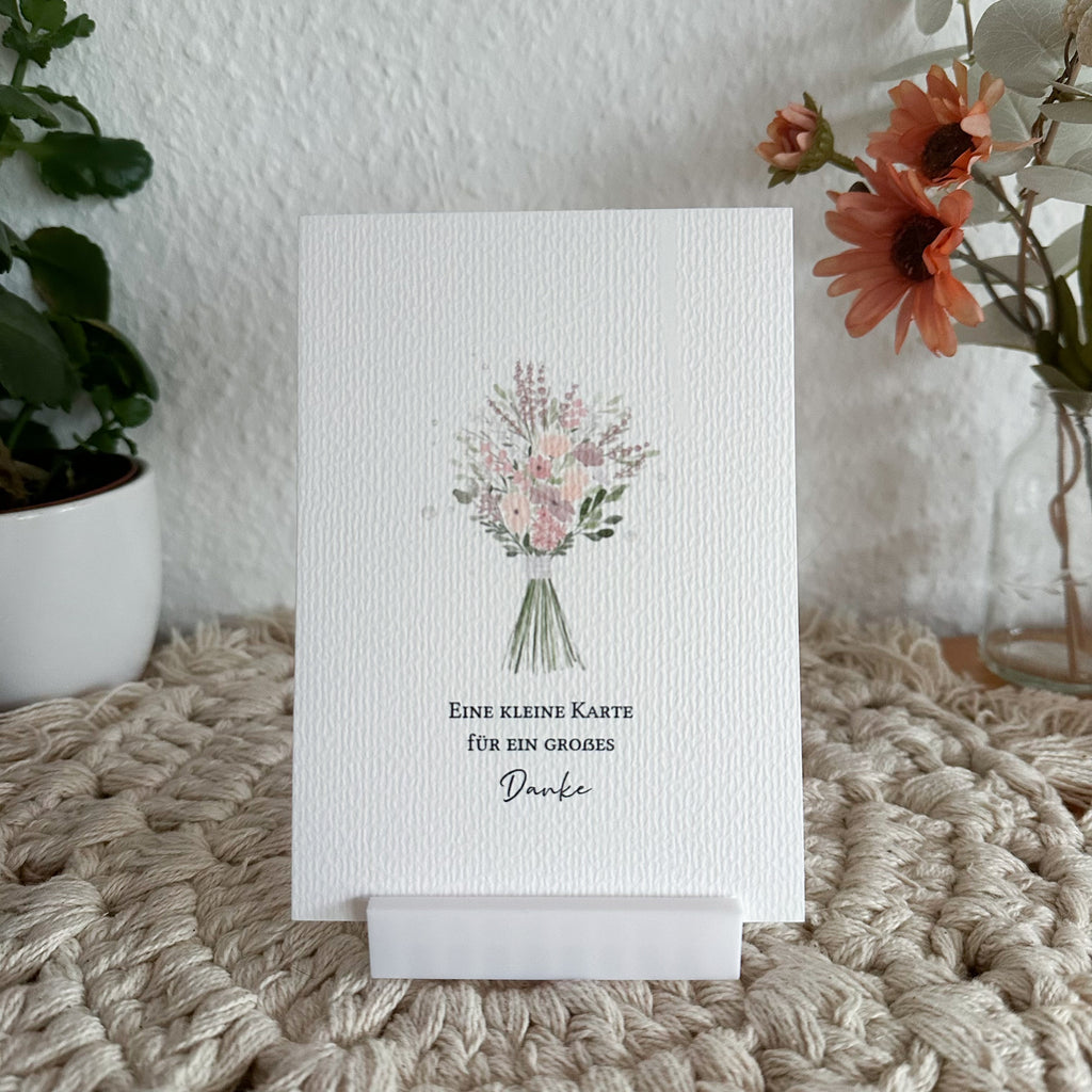 Eine kleine Karte für ein großes Danke A6