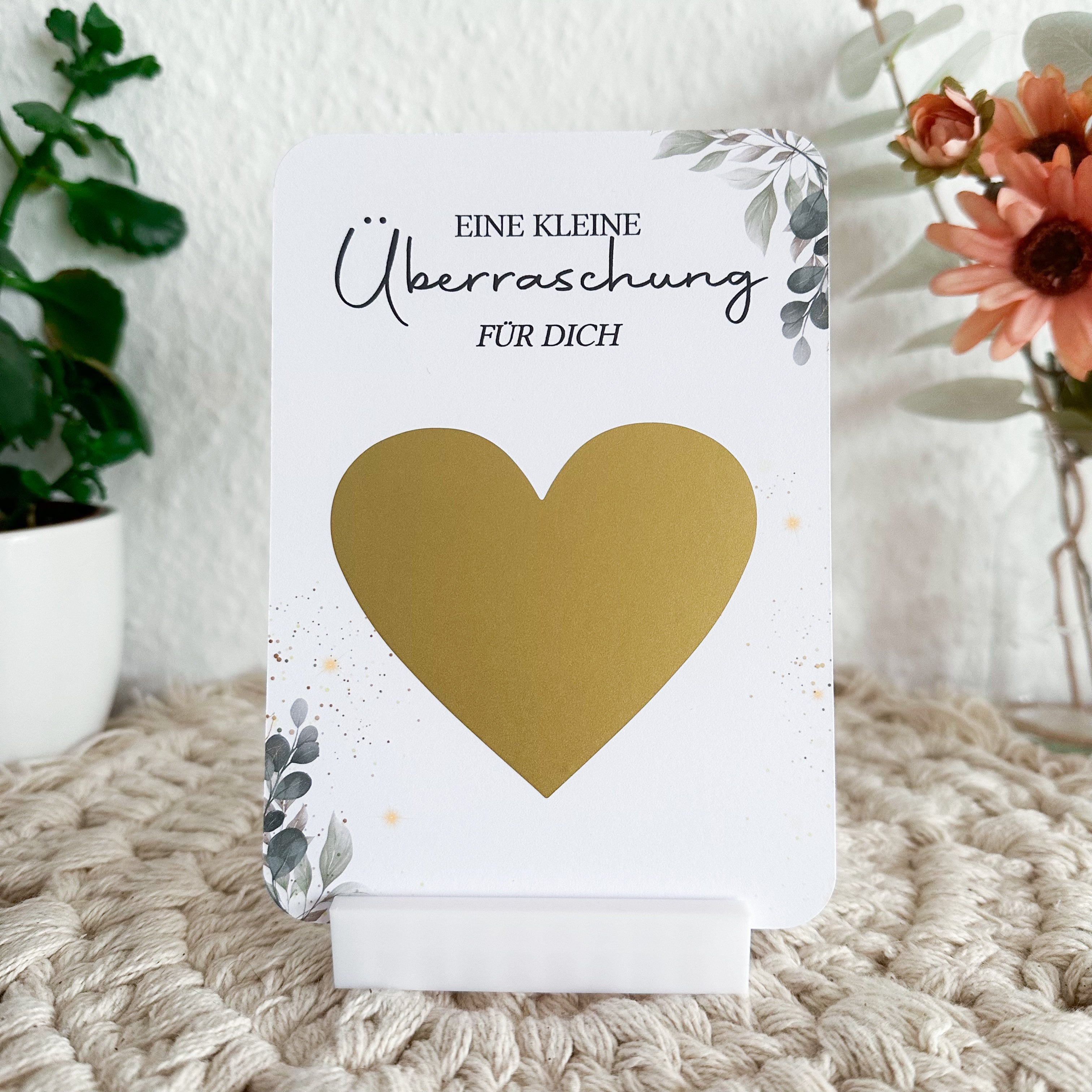 Schwangerschaft verkünden Rubbelkarte