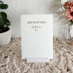 Zeit statt Zeug Gutschein Rubbelkarte