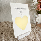 Zeit statt Zeug Gutschein Rubbelkarte