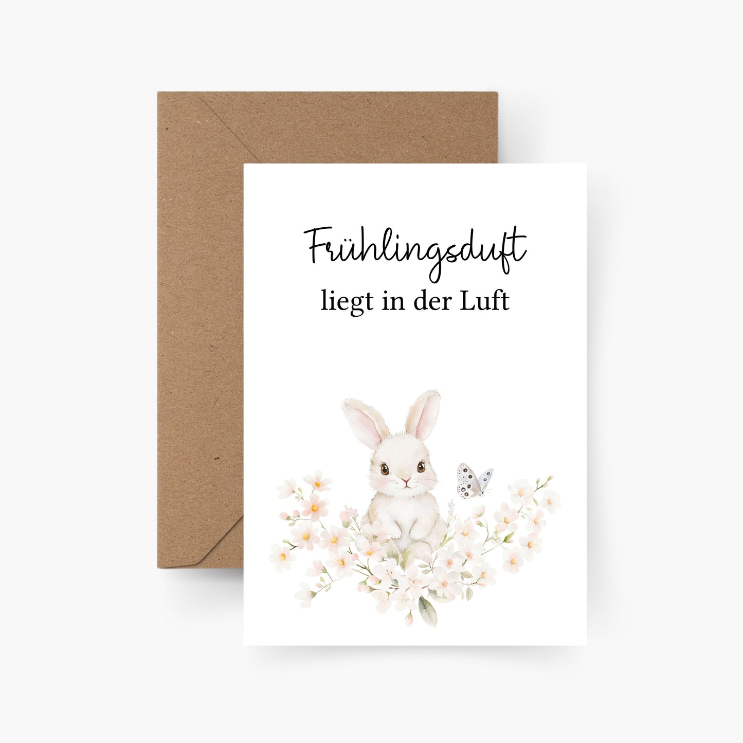 Frühlingsduft Hase A6 Karte