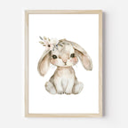 Boho Tiere Poster | Kinderzimmer