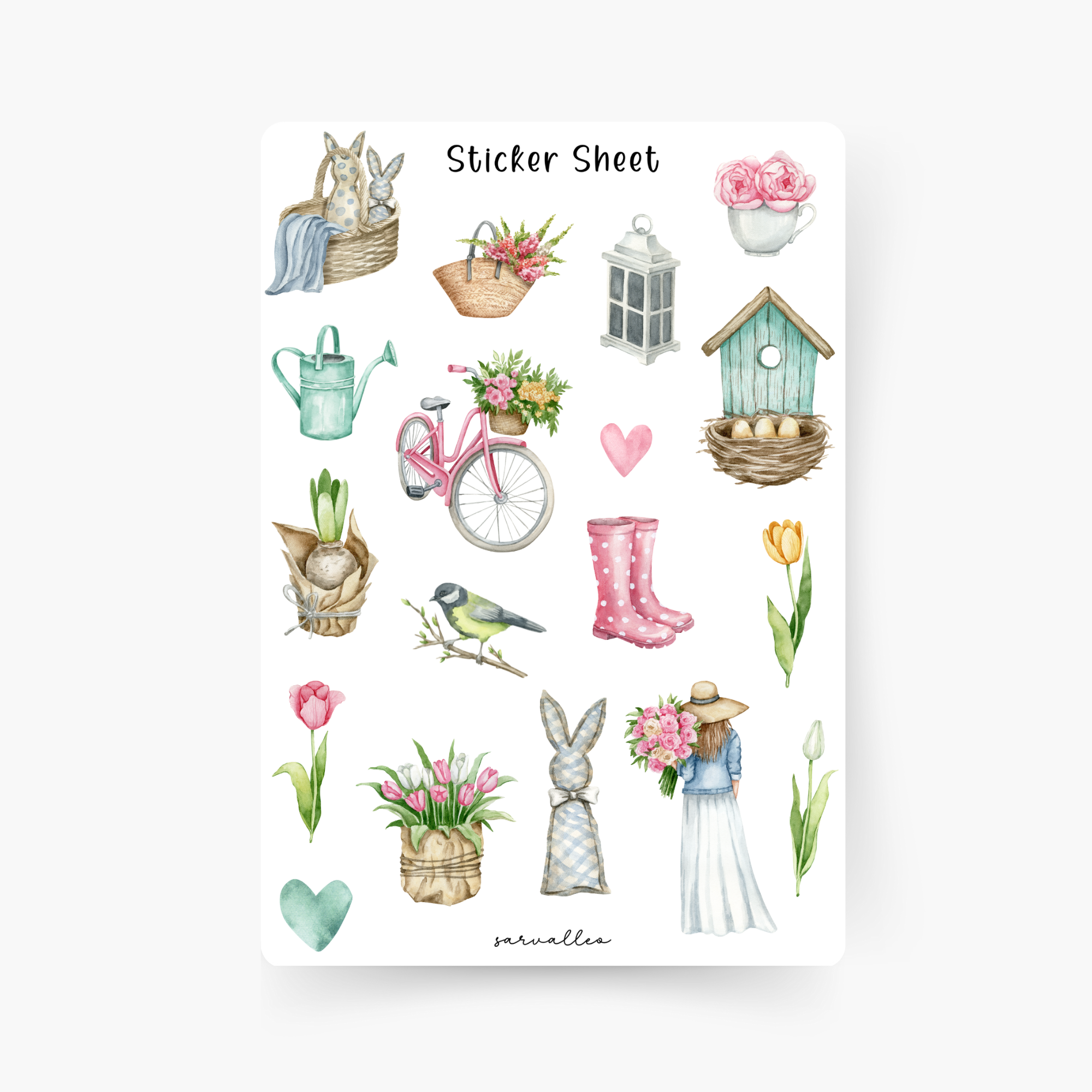 Frühlingsgefühle Sticker Sheet