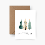 Weihnachtskarte Tannenbaum A6