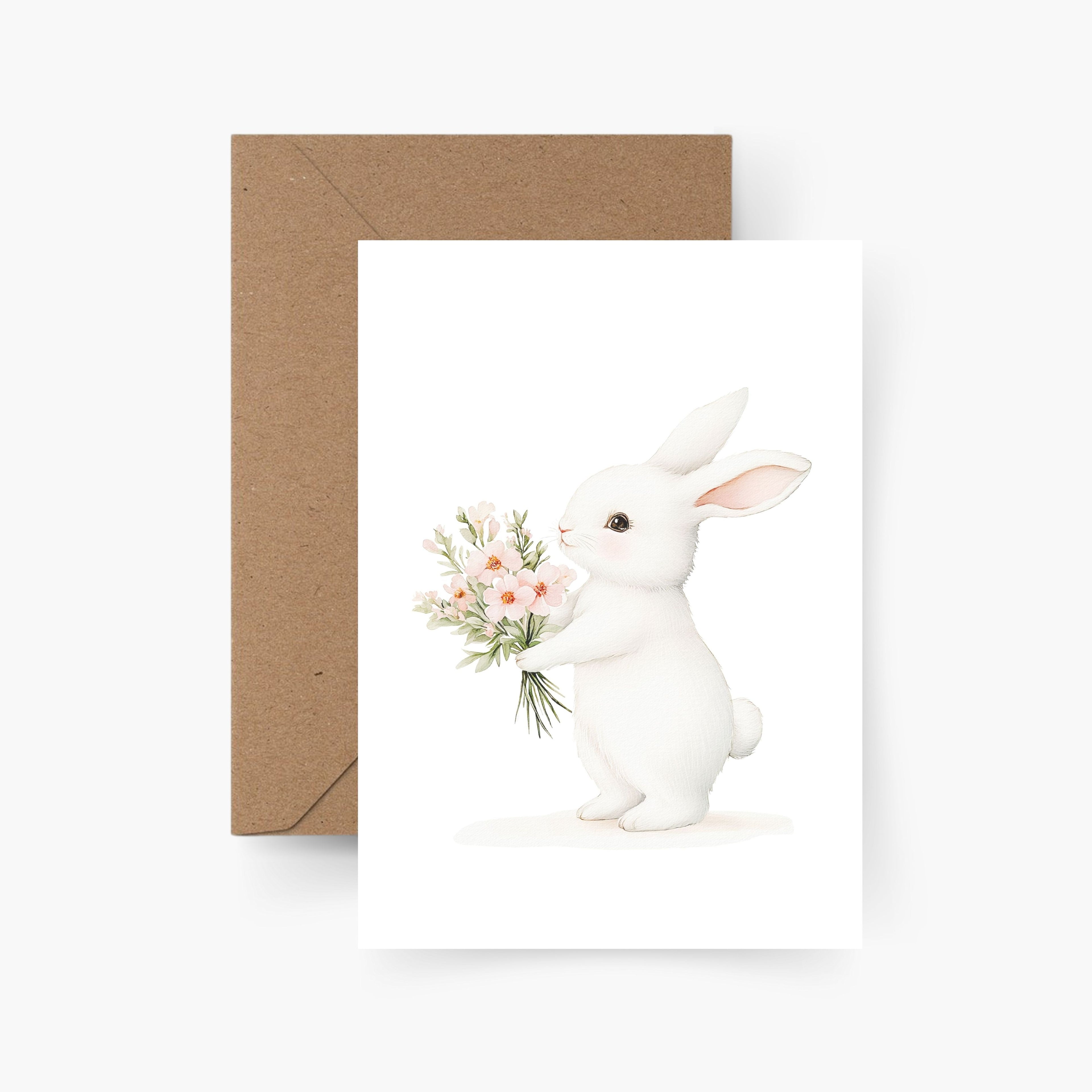 Motiv Postkarte Hase A6