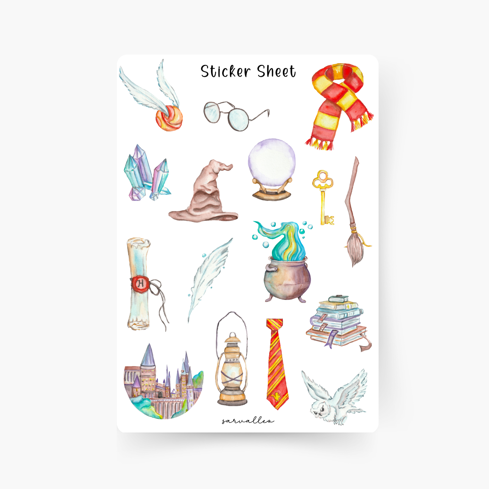 Zauberer Sticker Sheet