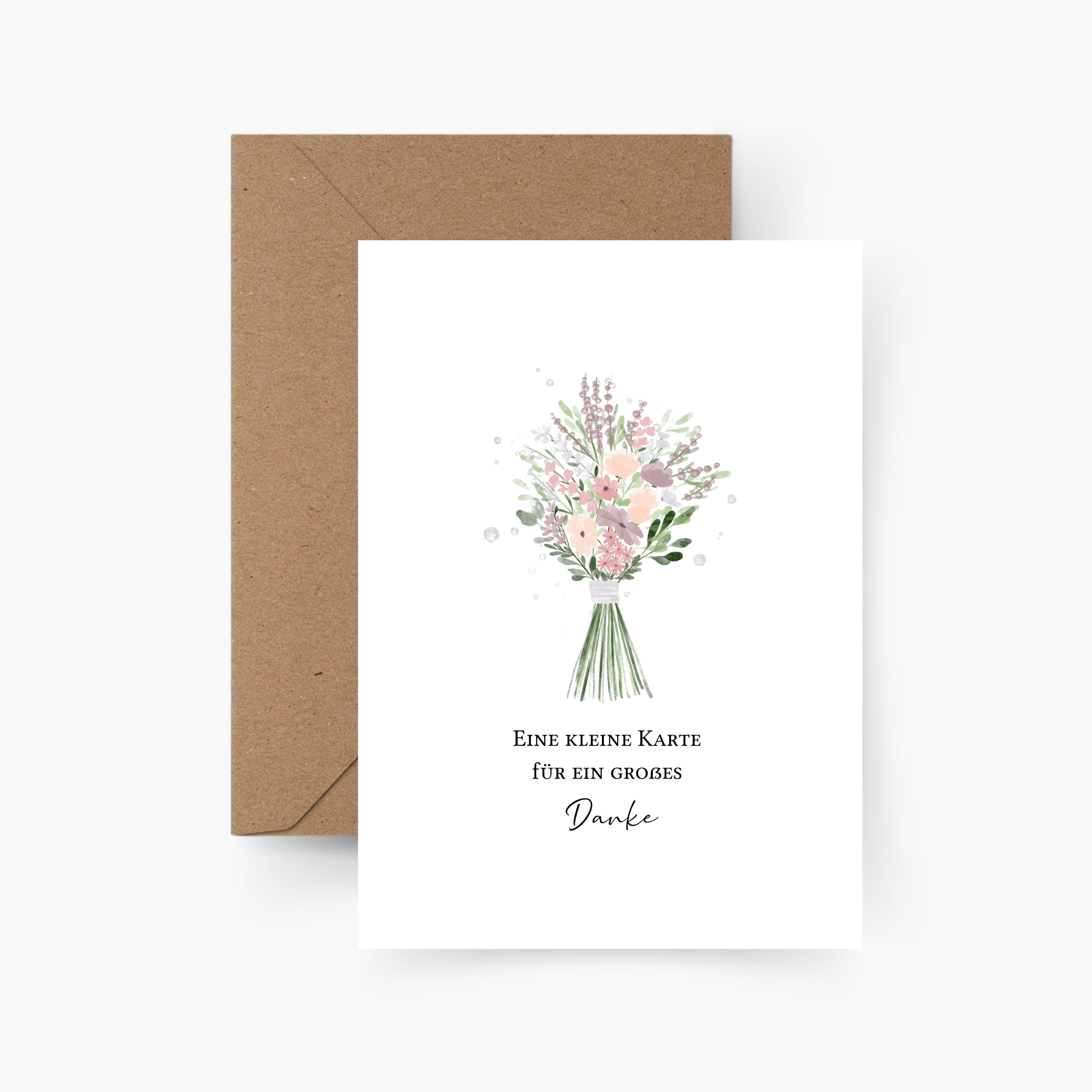 Eine kleine Karte für ein großes Danke A6