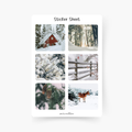 Winter Time Sticker Sheet