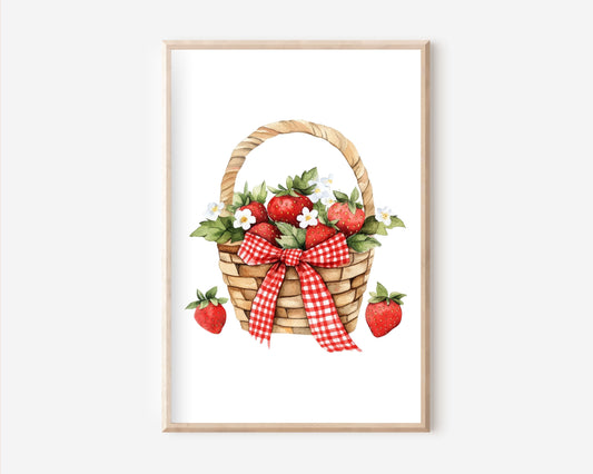 Erdbeeren Poster