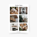 Weihnachtlich Sticker Sheet