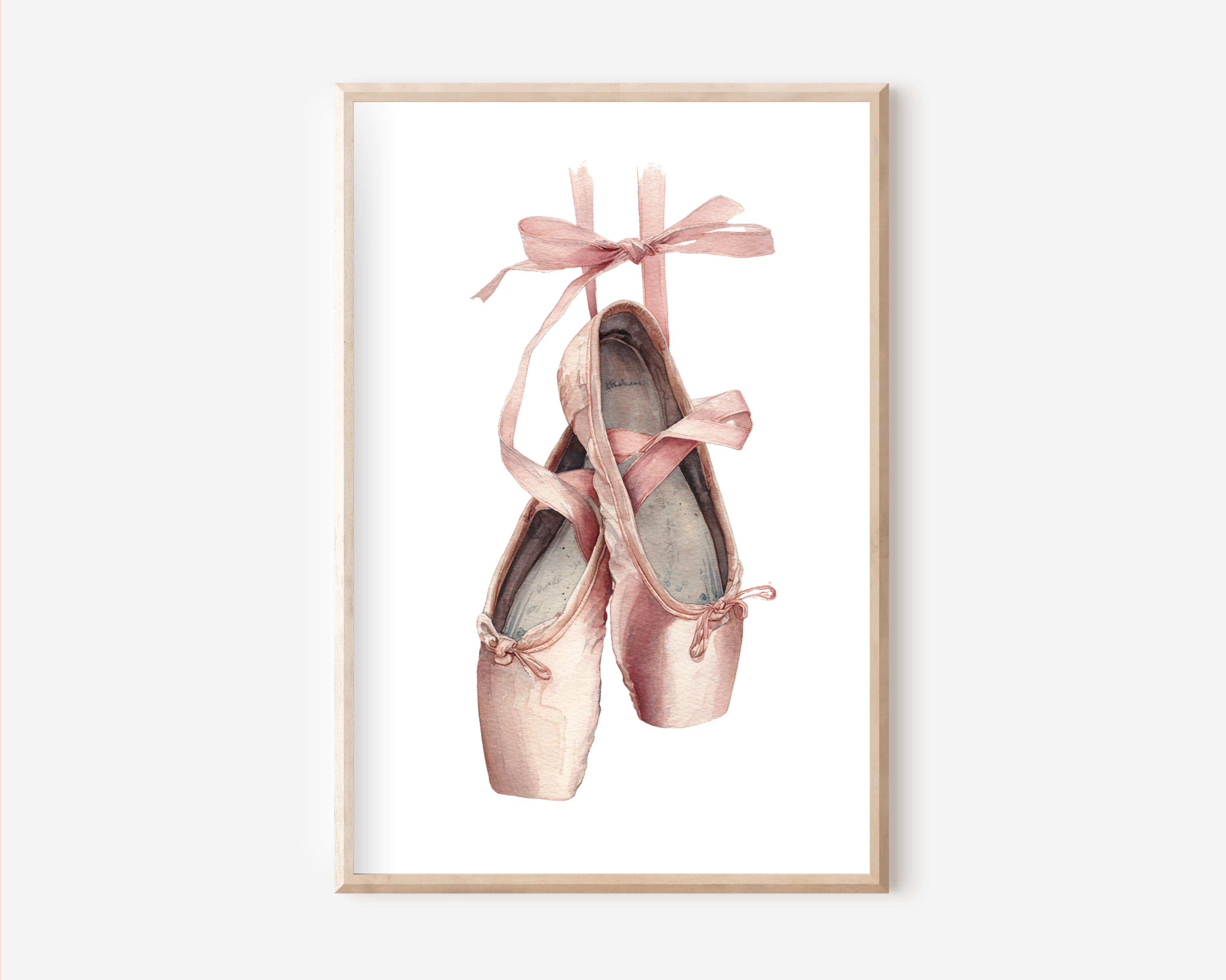 Balletschuhe - Ballerina Poster | Kinderzimmer