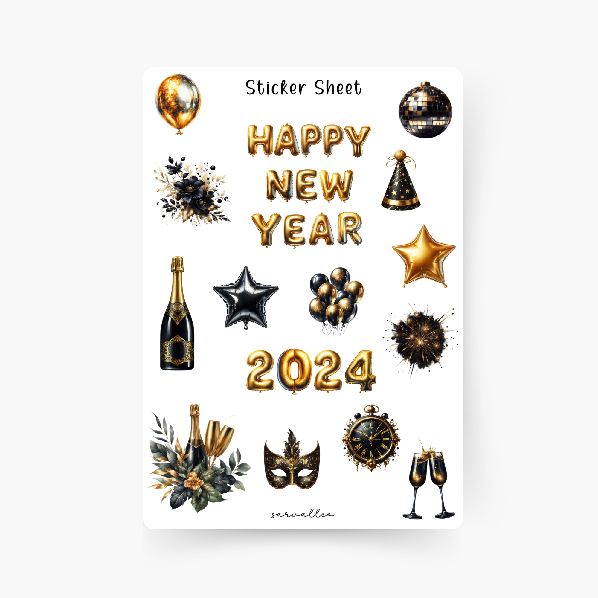 Silvester Sticker Sheet