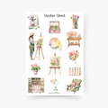 Kunst Sticker Sheet