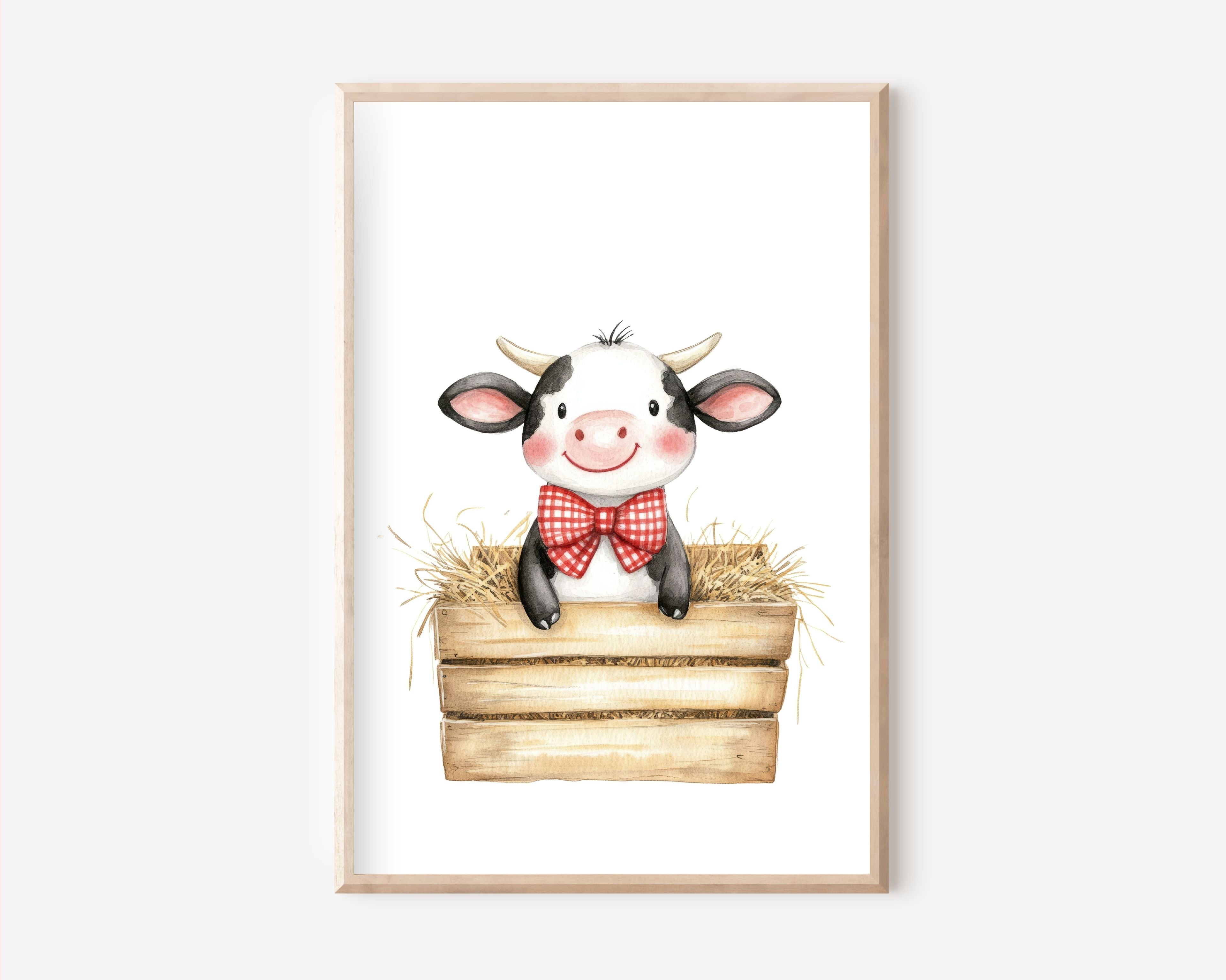 Kuh Poster | Kinderzimmer