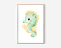 Seepferdchen Poster | Kinderzimmer
