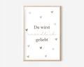 Du wirst unendlich geliebt Poster | Kinderzimmer