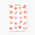 Blumen Peachy Sticker Sheet