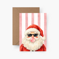 Weihnachtskarte Weihnachtsmann lustig A6