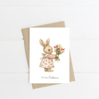 Osterhasen Karten Aquarell einzeln oder im Set A6