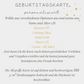 Geburtstagskarte personalisiert A6 Zauberin
