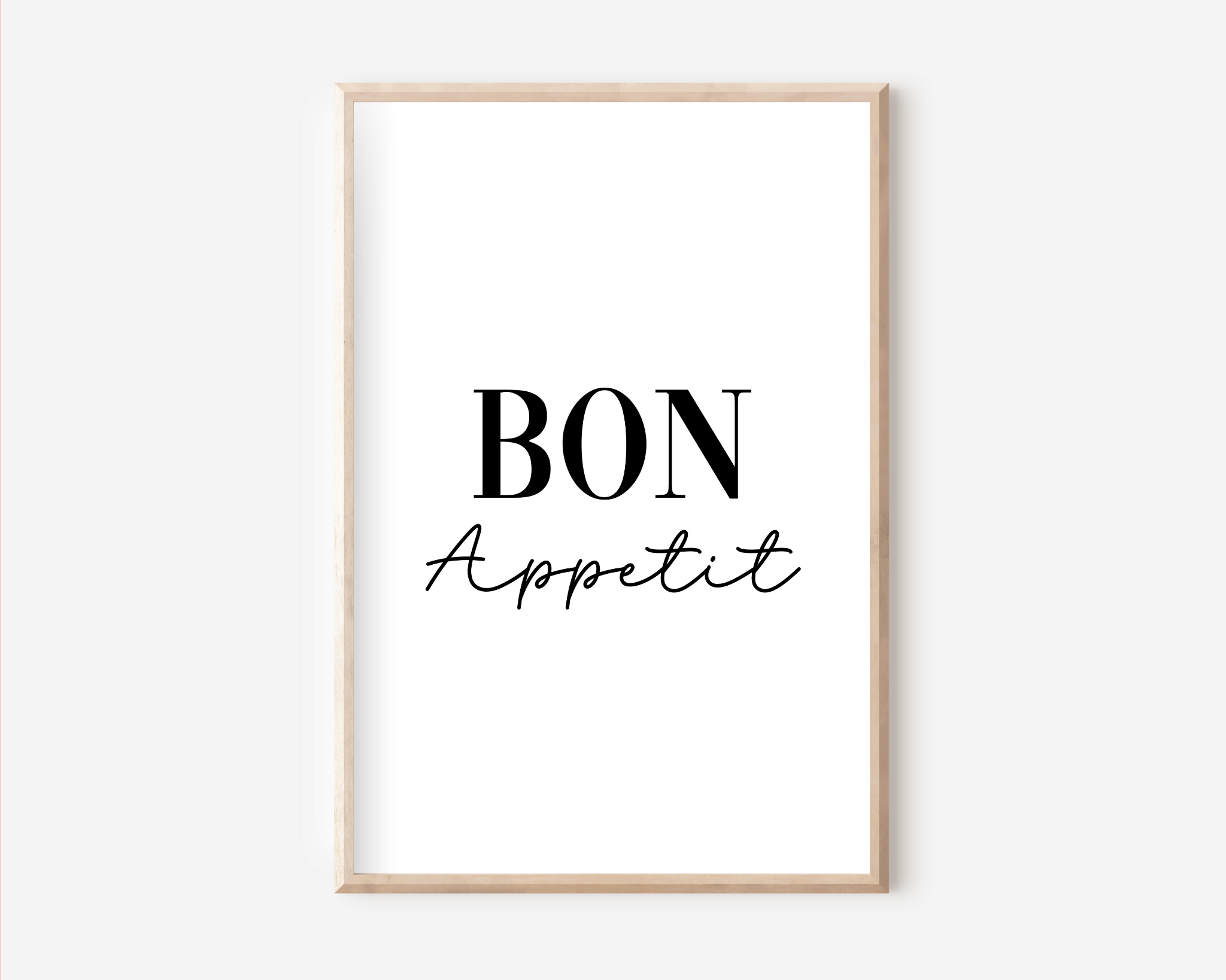 Bon Appetit Poster | Typografie