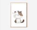 Katze Poster | Kinderzimmer