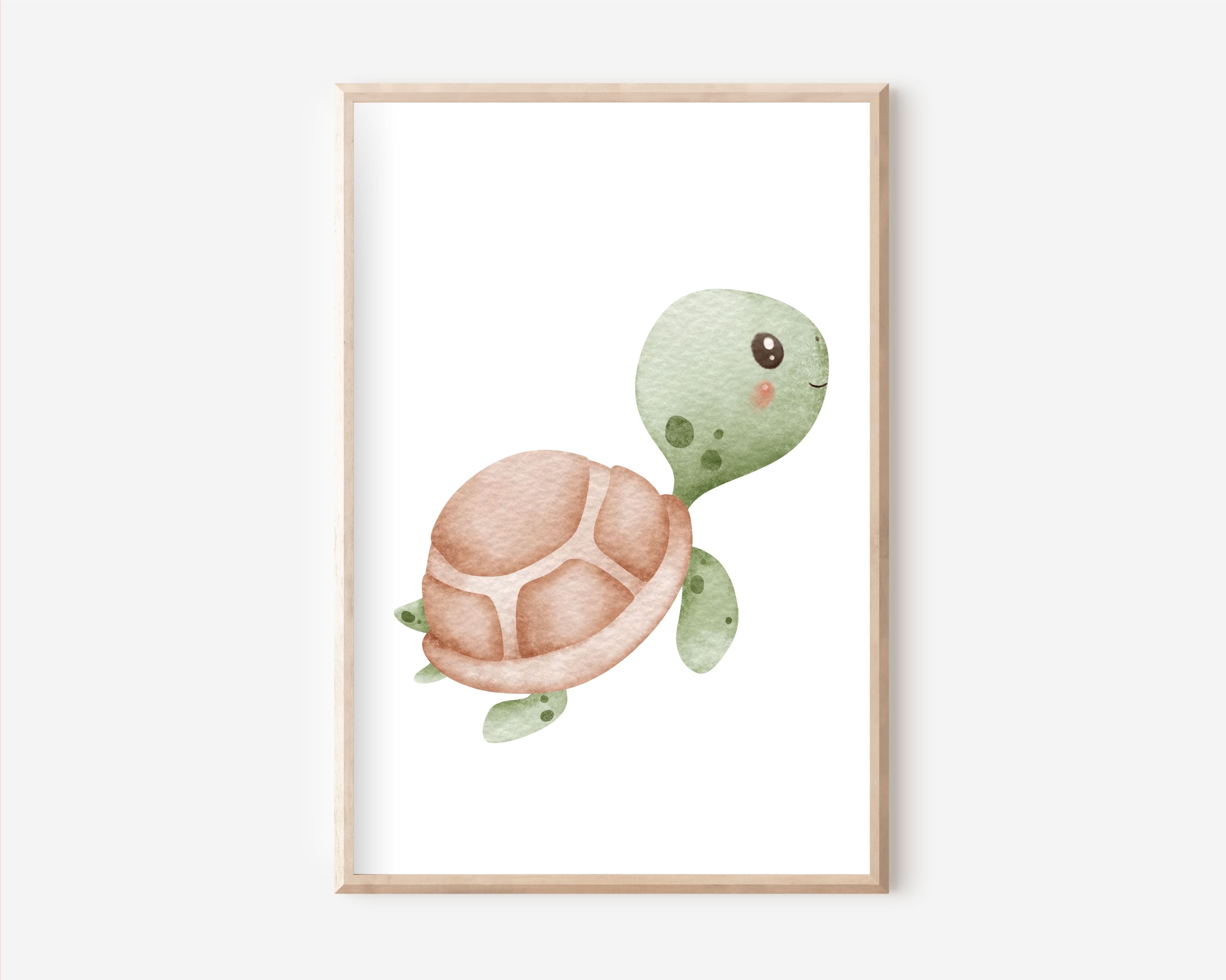 Schildkröte Poster | Kinderzimmer