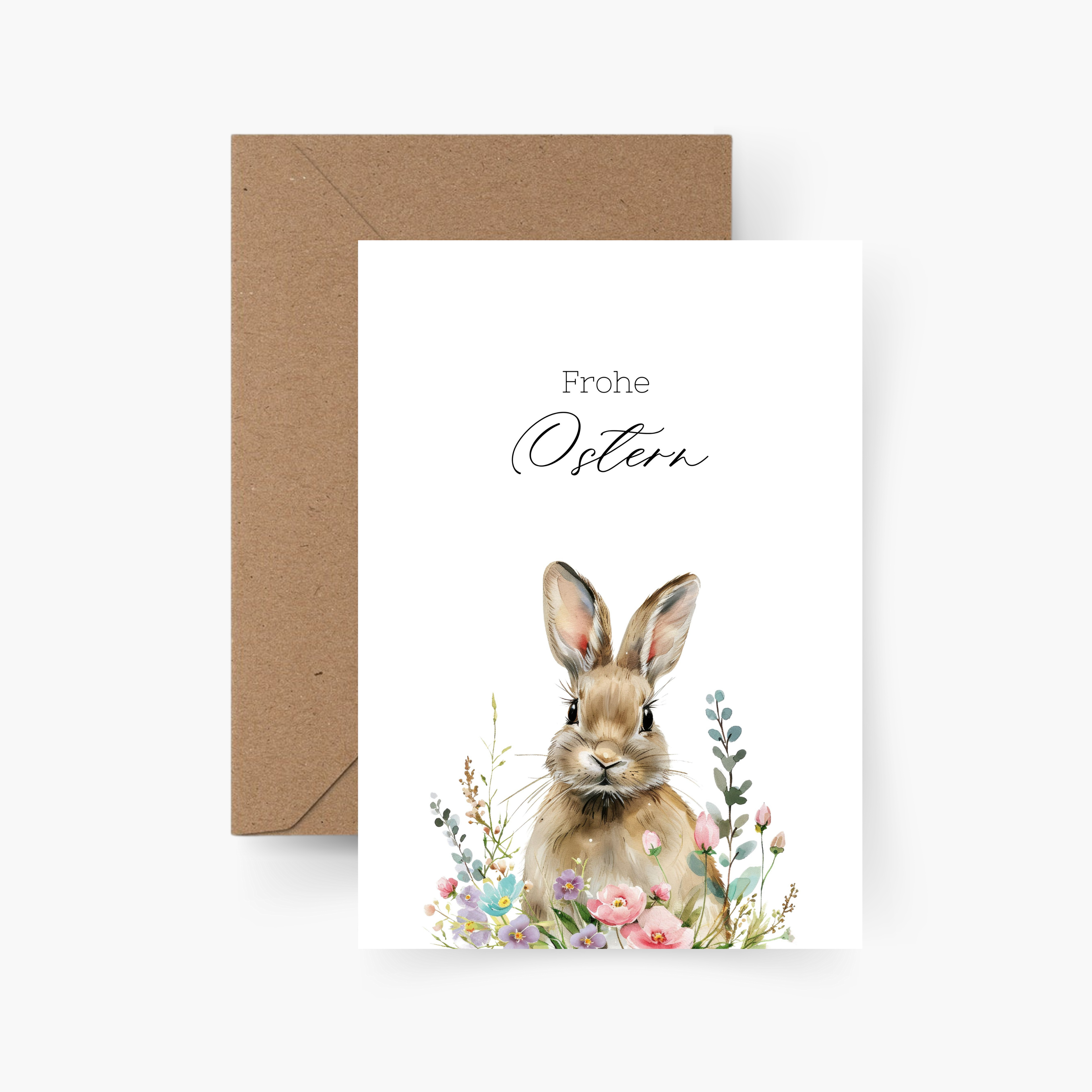 Osterhase A6 Karte