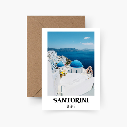 Griechenland Santorini Foto Postkarte A6