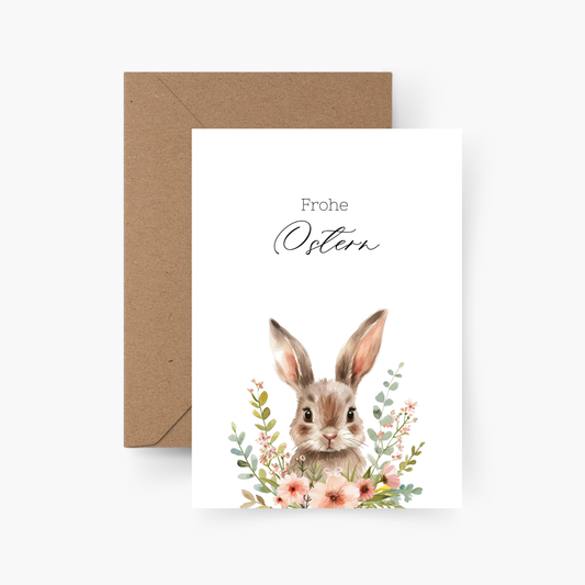 Osterhase A6 Karte