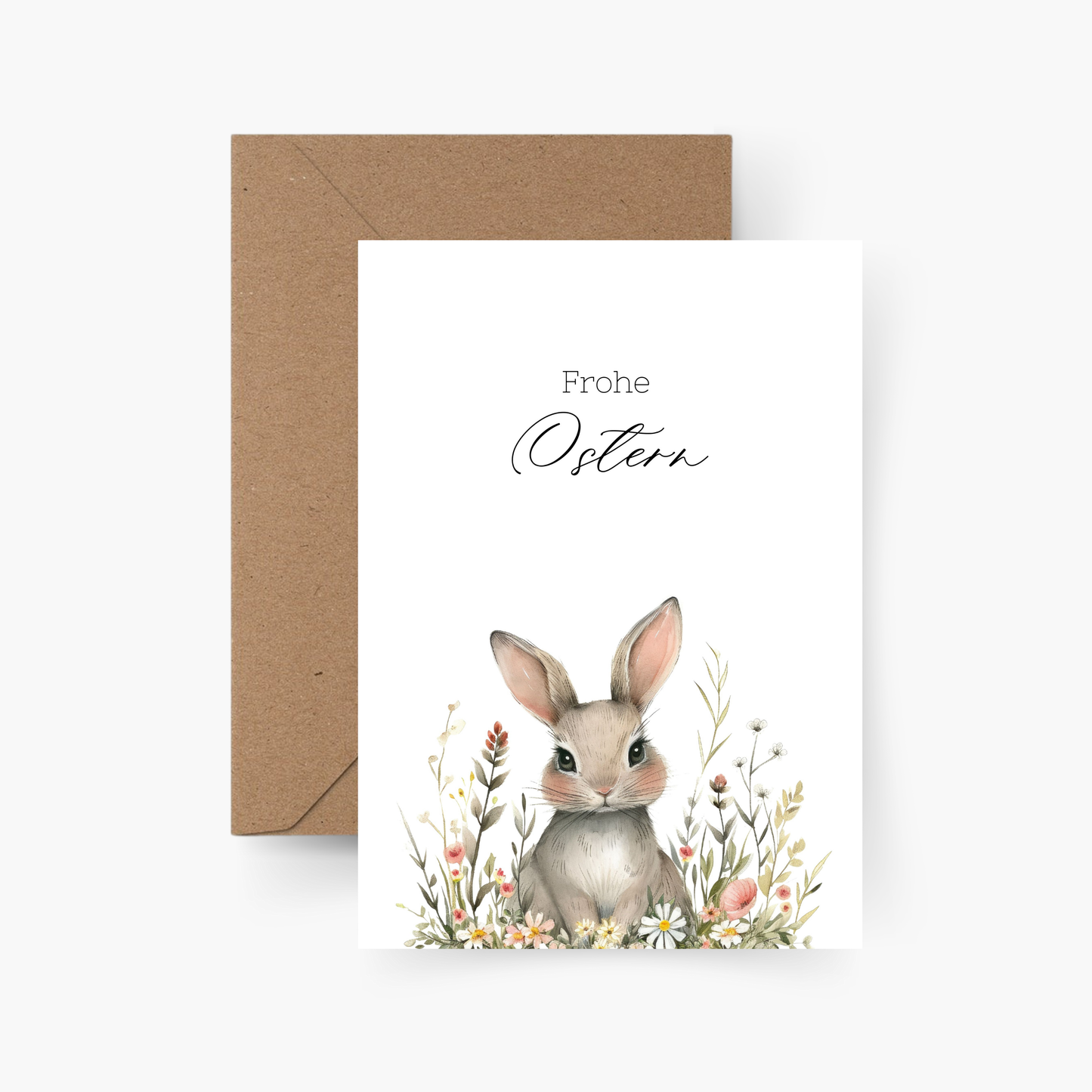 Osterhase A6 Karte