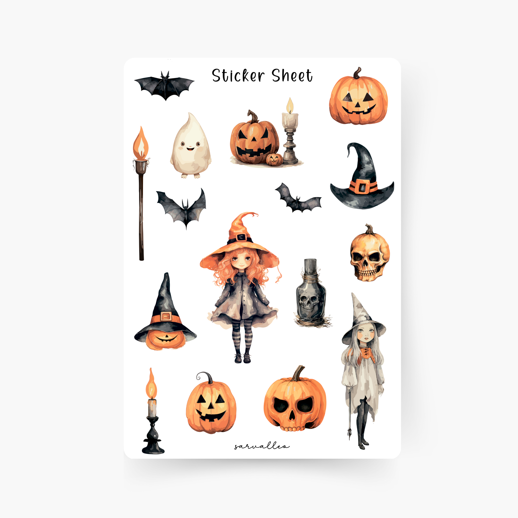 Halloween Time Sticker Sheet