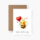 Hapbee Valentine's day Valentinstagskarte A6