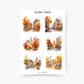 Autumn City Sticker Sheet