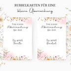 Schwangerschaft verkünden Rubbelkarte