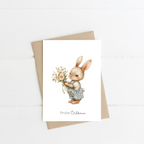 Osterhasen Karten Aquarell einzeln oder im Set A6