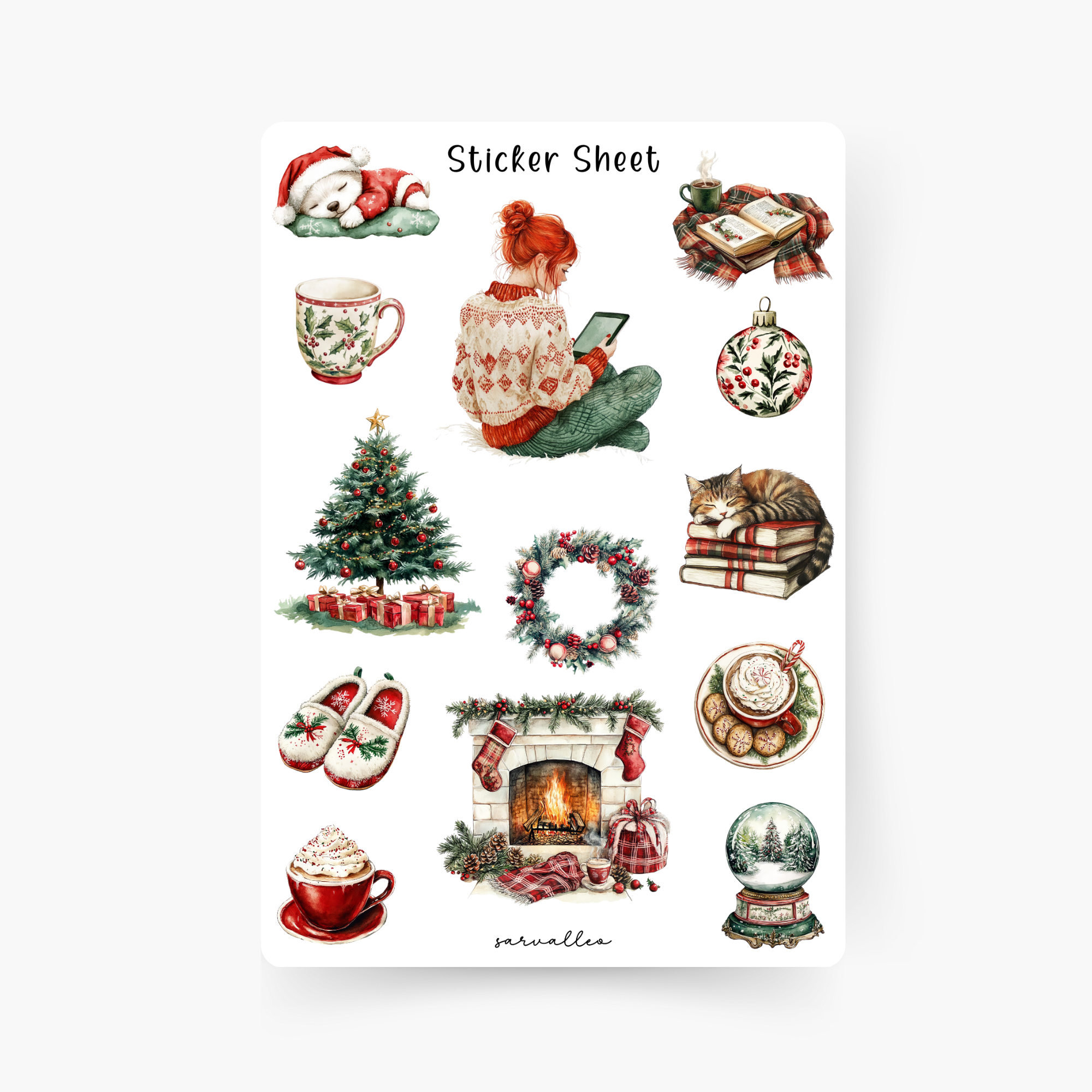 Weihnachtszeit Sticker Sheet