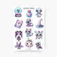 Cute Halloween Pastel Sticker Sheet