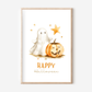 Happy Halloween Poster | Kinderzimmer