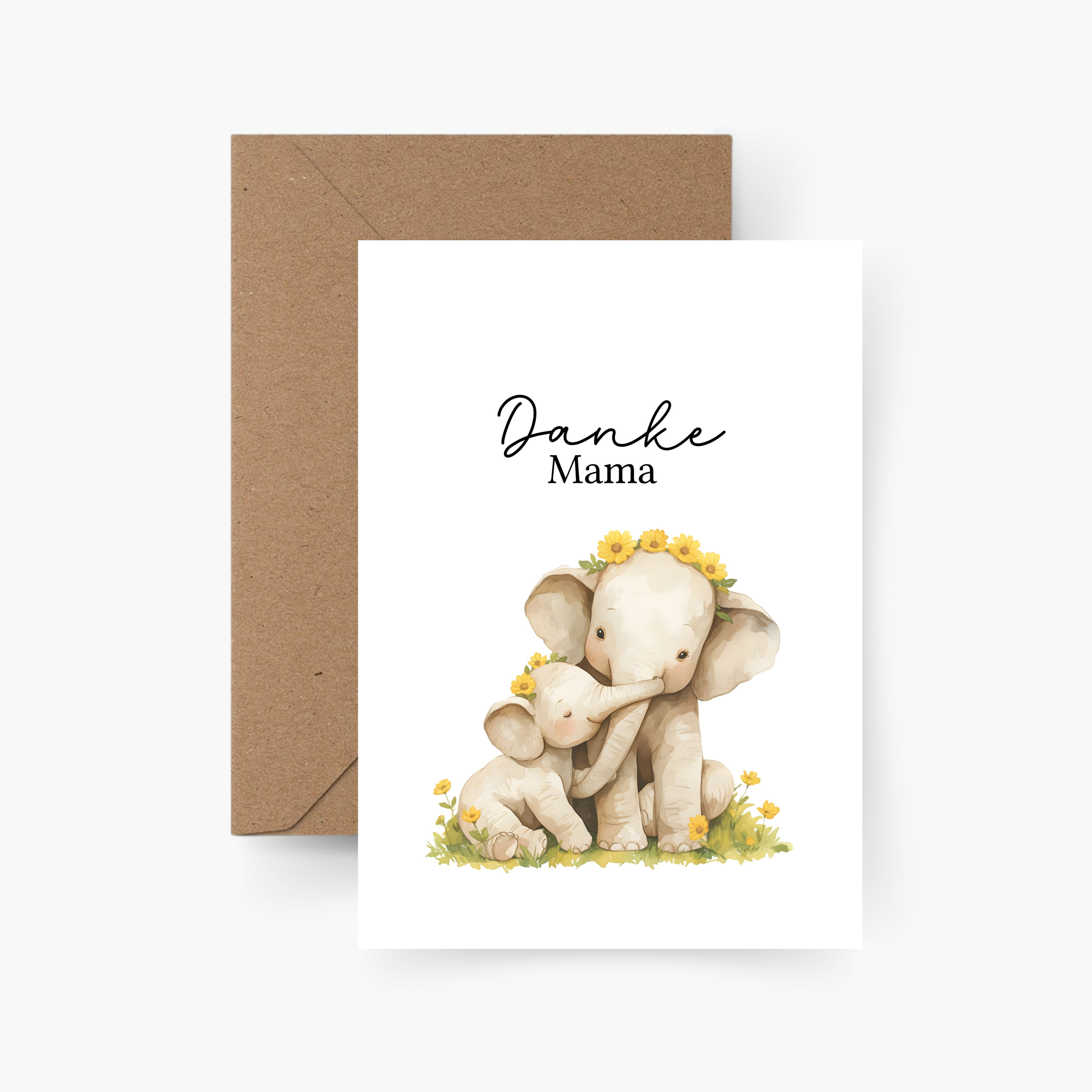 Muttertags Karte - Danke Mama A6