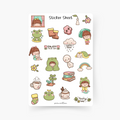 Rainy Girl Sticker Sheet