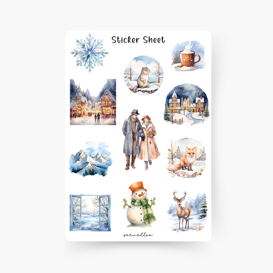 Winter Wonderland Sticker Sheet